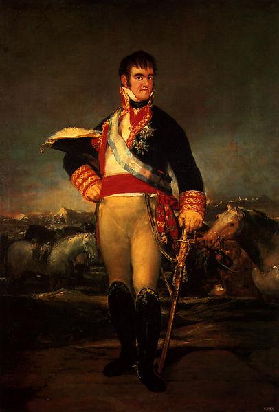 Francisco de Goya Portrait of Ferdinand VII of Spain oil painting image